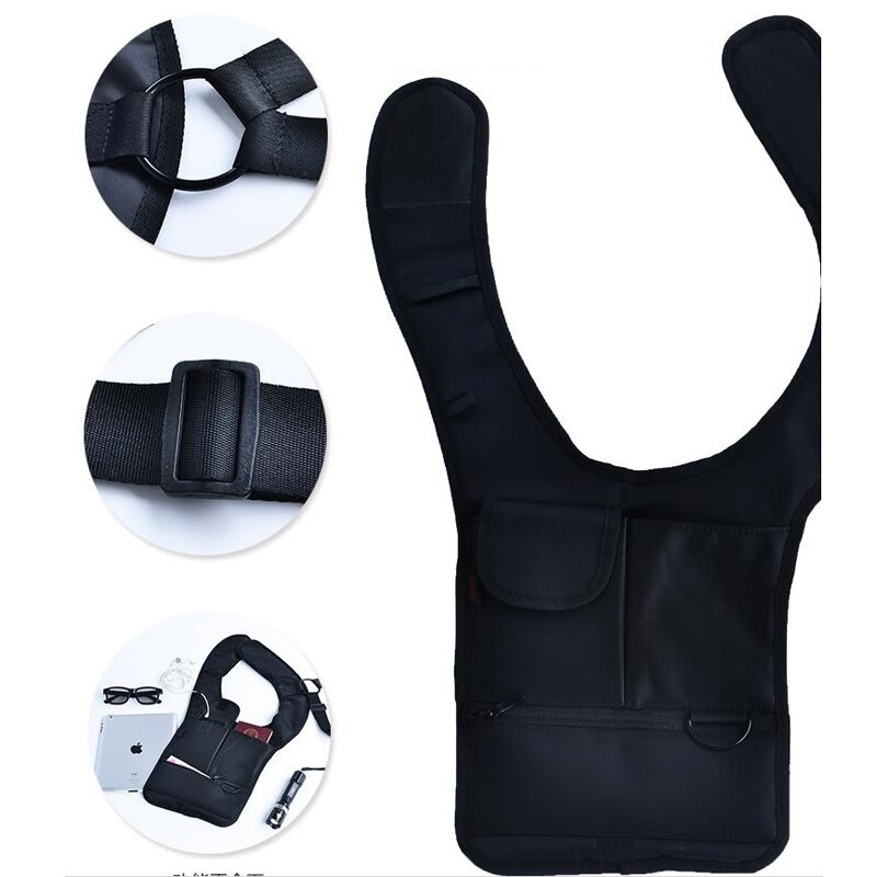 Sac à bandoulière antivol caché