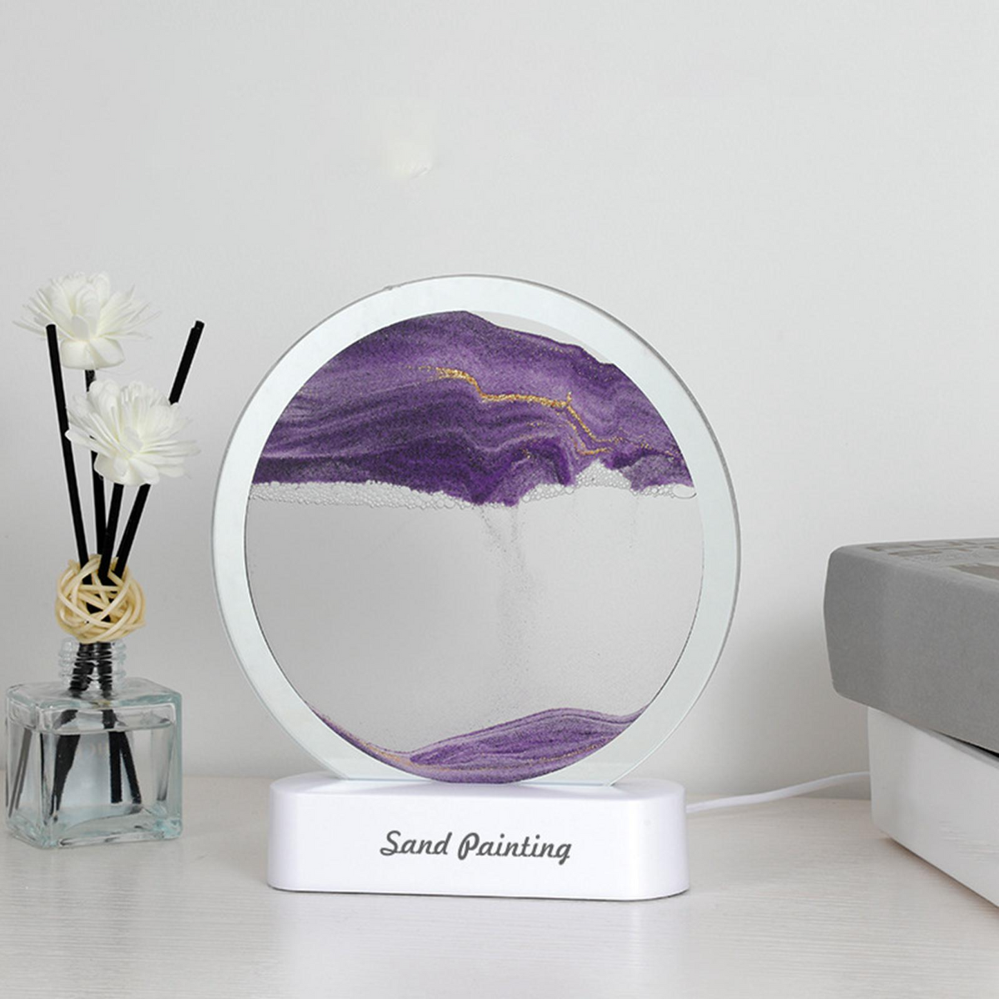 Veilleuse 3D ronde dynamique pour décoration