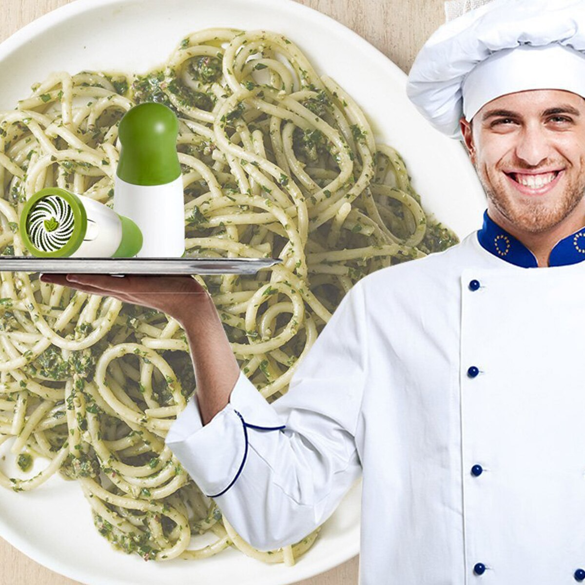 Hachoir à herbes manuel