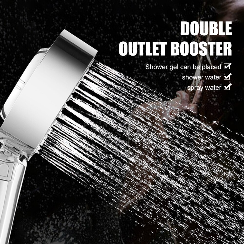 Pomme de douche pressurisée Double face