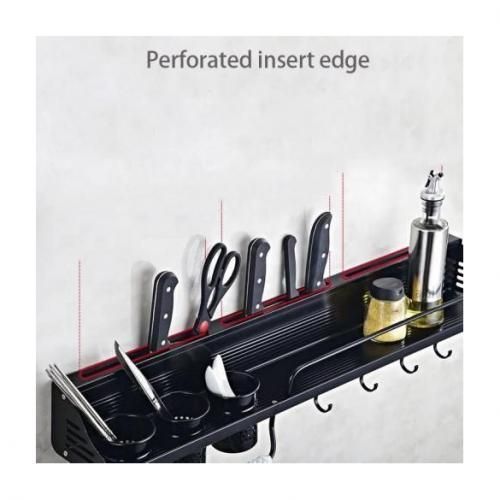 Support de rangement de cuisine en aluminium multifonctionnel