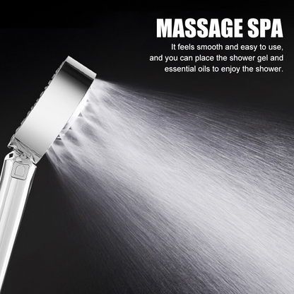 Pomme de douche pressurisée Double face