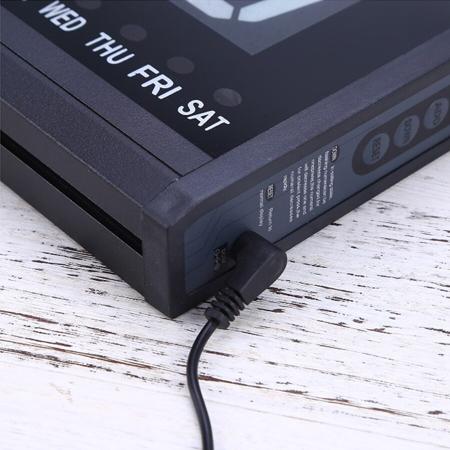 horloge calendrier LED