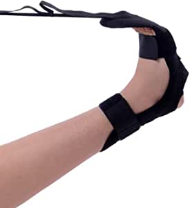 Sangle de Yoga 130cm Sangle de Pied Bande de Cheville Ceinture de Correction de Pied en Tissu