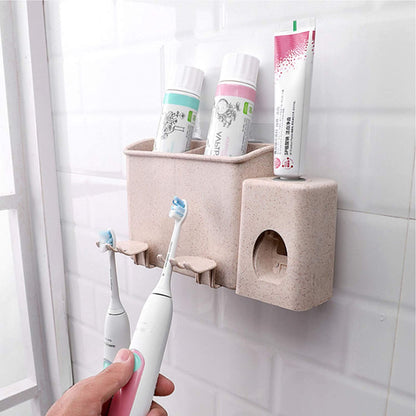 Porte-brosse à dents de rangement multifonctionnel pour les enfants et les familles