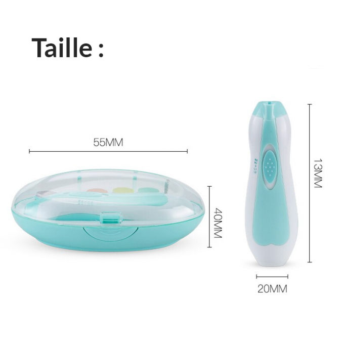 Coupe-ongles électrique multifonctionnel pour enfants et adultes
