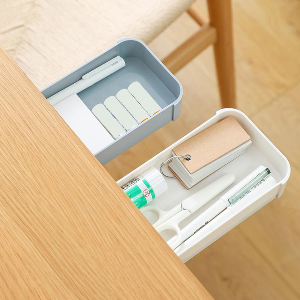 Lot de 3 tiroirs de rangement à placer sous le bureau / la table