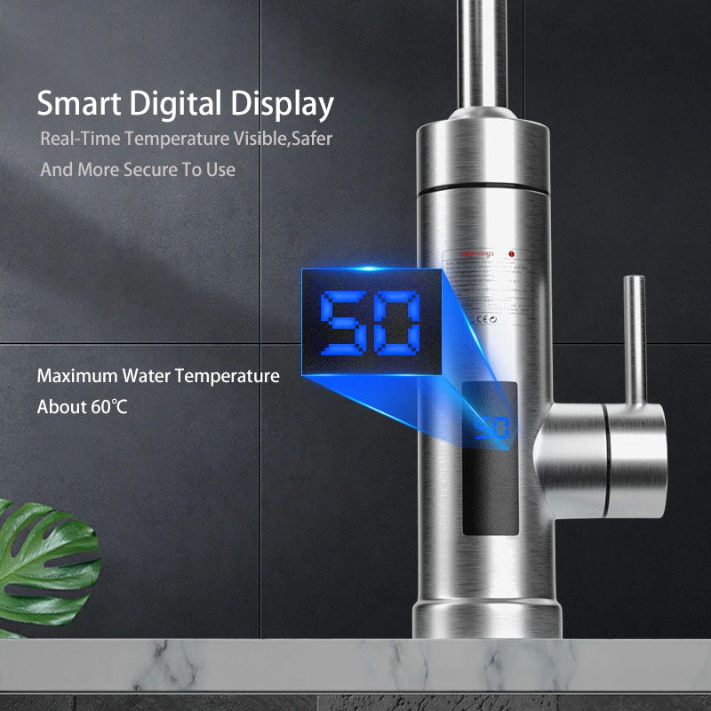 Robinet électrique avec affichage intelligent