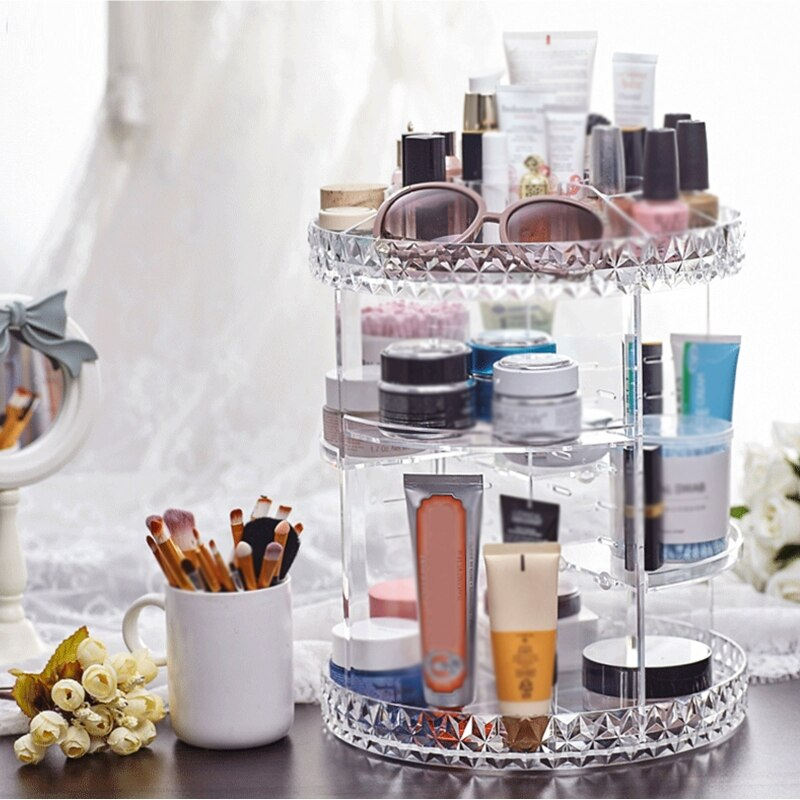 Organisateur de Maquillage, Rotatif 360°